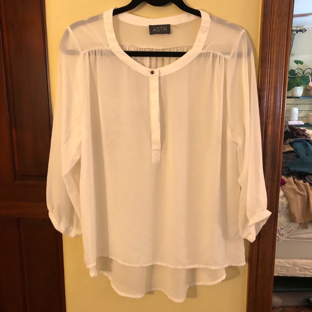 White ASTR blouse